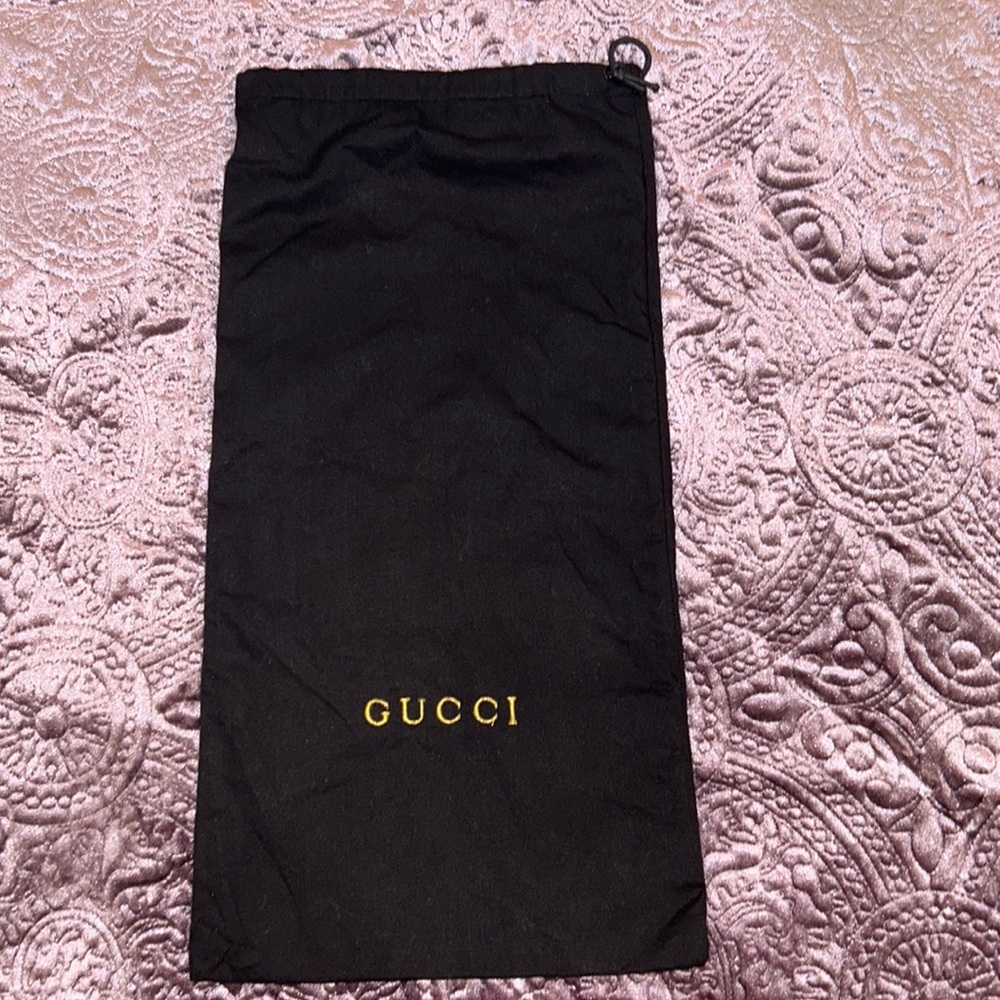 Gucci drawstring dust bag